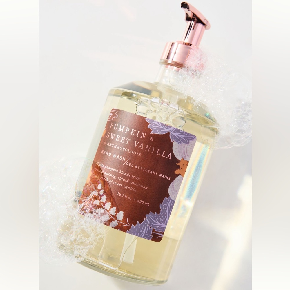 ✨NEW ANTHROPOLOGIE PUMPKIN & SWEET VANILLA LUXURY HAND SOAP✨